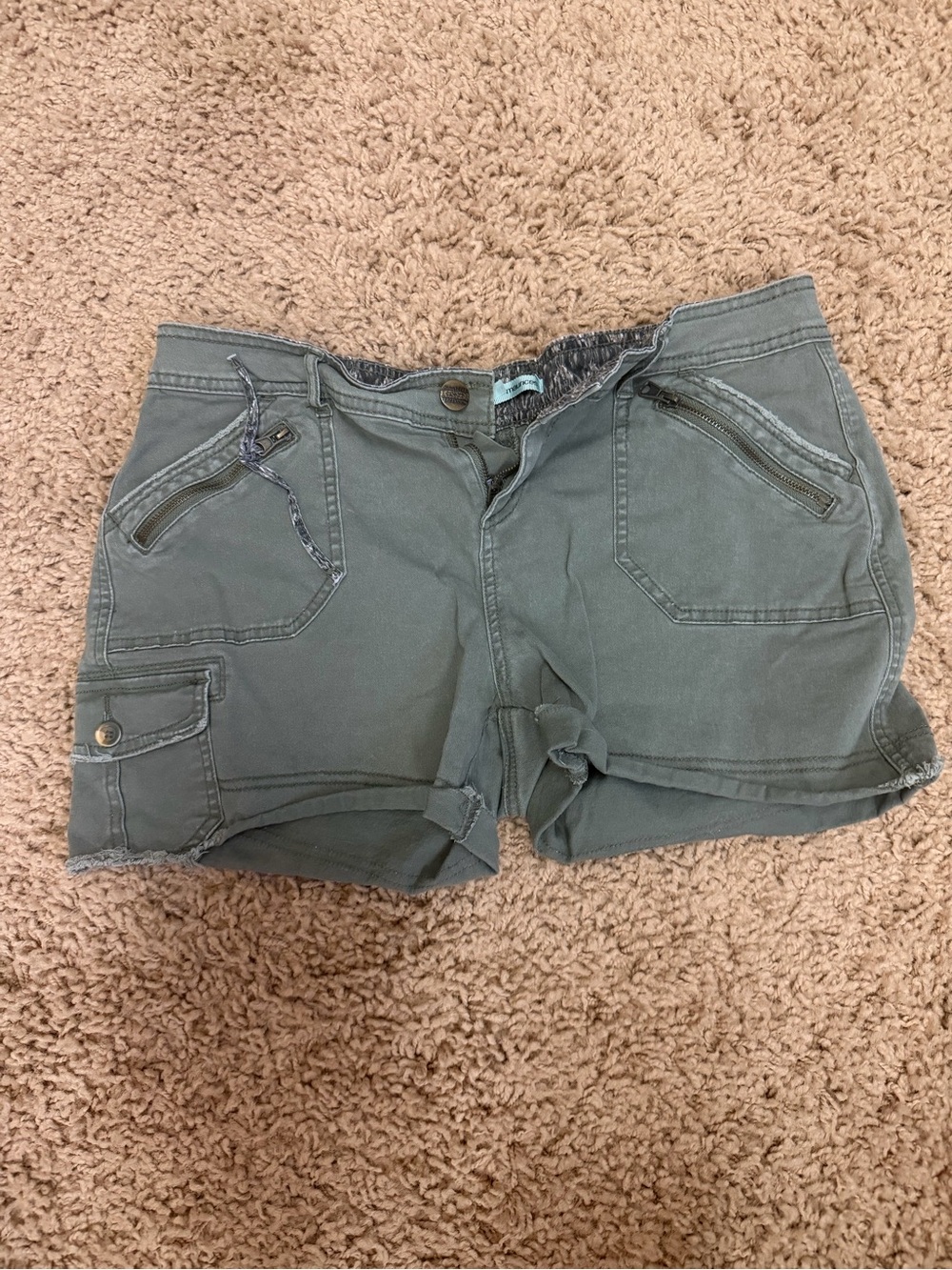 Maurices Green Cargo Utility Shorts